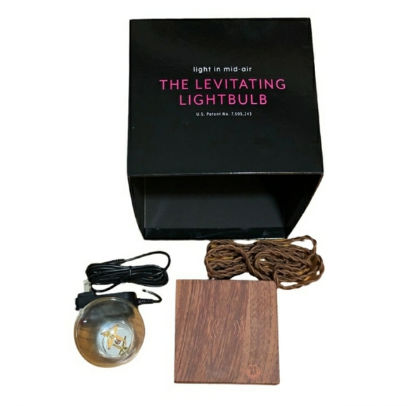 LEVITATION ARTS Magnetic Levitating Floating Wireless LED Light Bulb Desk Lamp - Picture 4 of 7